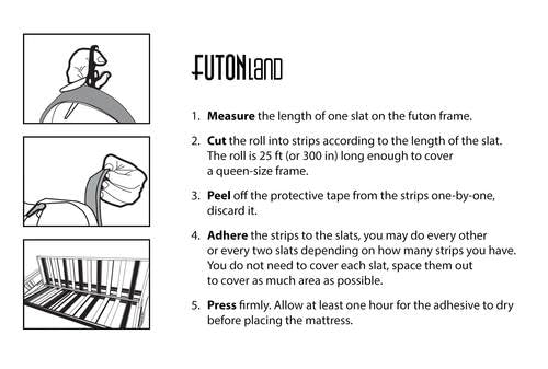 Futonland Futon No-Slip Strips