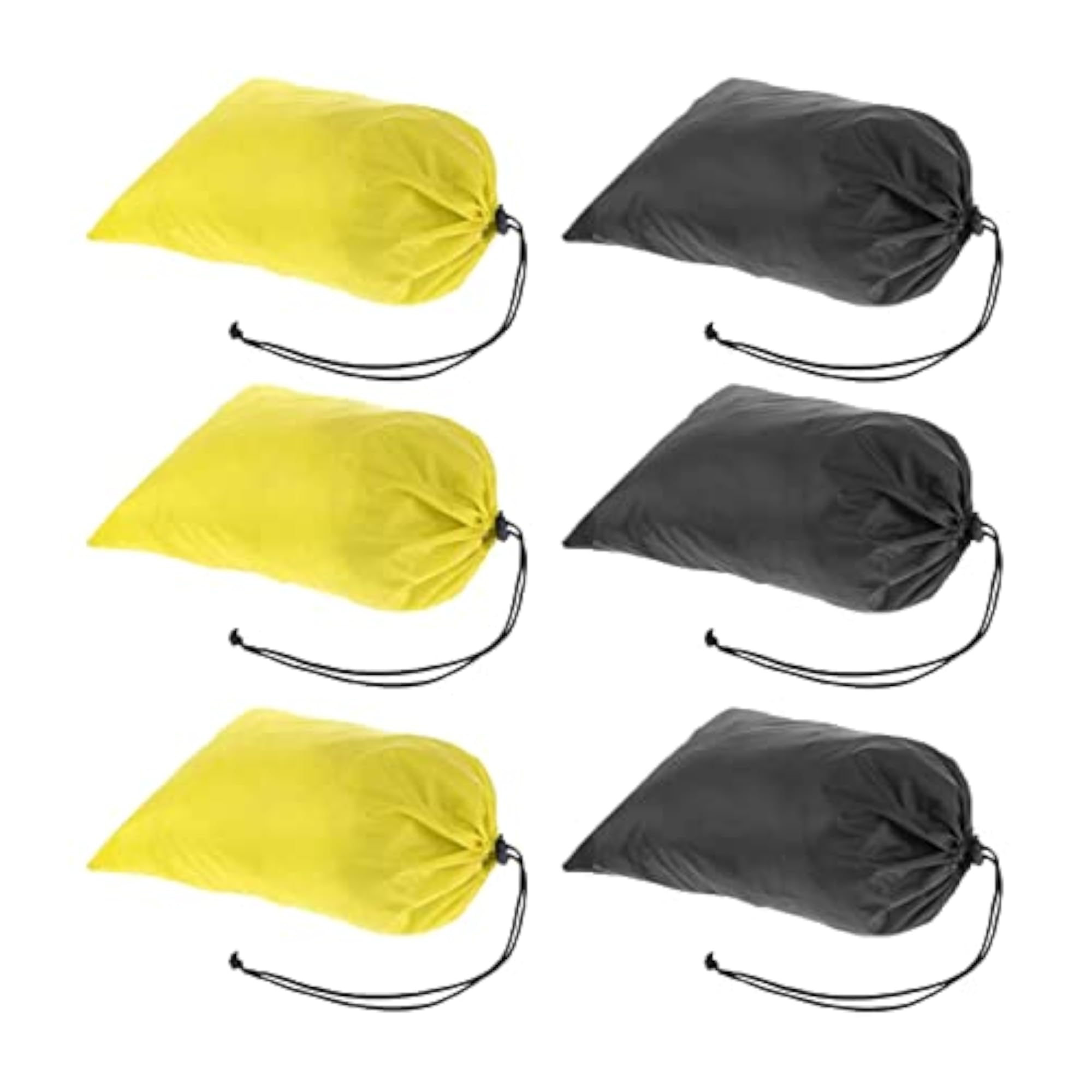2x Waterproof Drawstring Storage Bags for Clothes & Shoes