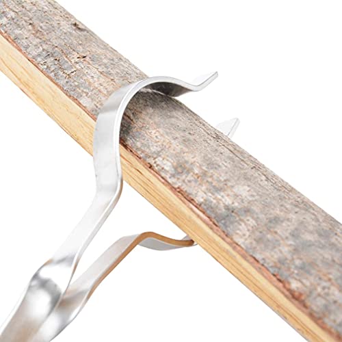 Stanbroil Heavy Duty Stainless Steel Outdoor Campfire Fireplace Tongs And 36-Inch Black Steel Fireplace Fire Pit Poker Bundle #TOP3