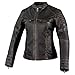 Produktbild REBELHORN Hunter Pro Lady Leder Motorradjacke Für Frauen Hochwertiges Leder CE-Level 2 Ellbogen- und Schulterschutz 2 Belüftungskanäle 4 Taschen