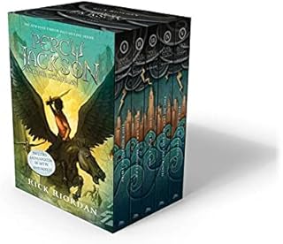 Percy Jackson and the Olympians 5 Book Paperback Boxed Set (w/poster) (Percy Jackson & the Olympians)