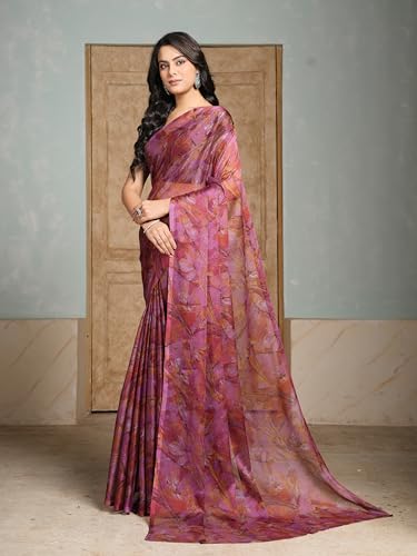 Image of Garden Vareli Nara Chiffon Abstract Printed Saree