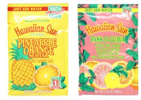 (PACK OF 2) Hawaiian Sun Pass O Guava. & Pineapple Orange Drink Mix