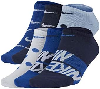 Nike Women`s Everyday Lightweight Training No Show Socks 6 Pack Nike Women`s Everyday Lightweight Training No Show Socks 6 Pack