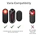Pedal Perfect Designs Bicycle Saddle Mount Intended for Garmin Varia, fits Specialized, Pinarello, and Sella Italia Saddles, Carbon Fiber, 3 Size Options, Black (Standard), Made in USA.