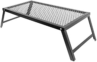 Milestone Camping 63989 Heavy Duty Folding Campfire Grill / Outdoor Multiuse Grill / Durable and Stable / Folds for Storage / Ideal for Camping, Picnics, Backpacking and Festivals