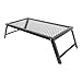 Milestone Camping 63989 - Parrilla plegable de alta resistencia, para exteriores, multiusos, duradera y estable, se pliega para almacenar, ideal para camping, picnics, mochileros y festivales