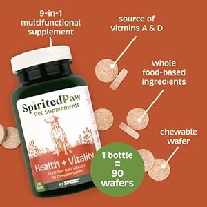   Health-Vitality-for-Dogs-Pet-Supplement-for-Immune-System-Coat-Liver-Health-More-Dog-Multifunctional-Support-with-Choline-Calcium-Zinc-Vitamins-D-and-A-90-Chewable-Wafers
