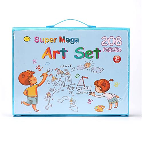 Kit de Desenho Infantil, 208 Canetas de Tinta, Marcadores e Daubers Canetas e Marcadores Pcs Conjunt