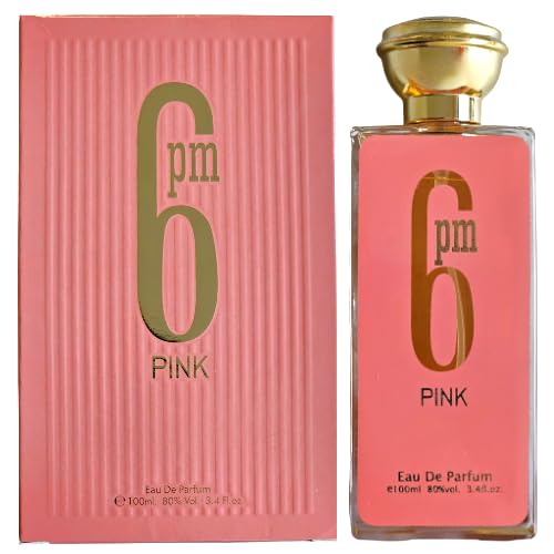 6PM Pink and Lara Candy Perfume Set for Women, Floral Fruity Fragrance Gift Set, 3.4 Fl Oz Each, 2-Pack