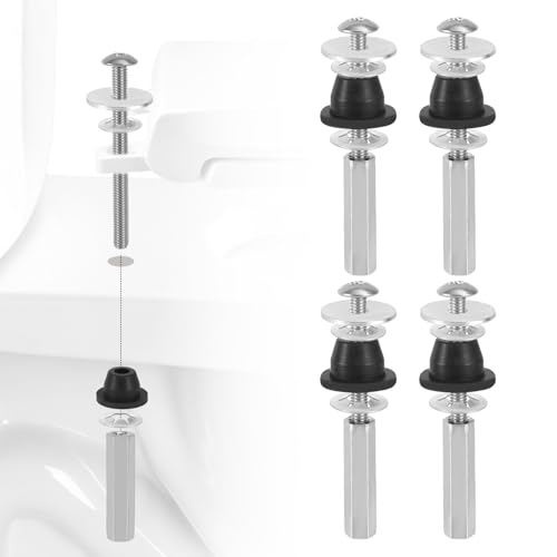 Boulons pour siège de toilette en acier inoxydable et joints de fixation