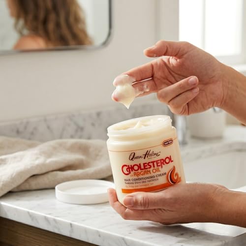 Crema Acondicionadora para Cabello Queen Helene Argan 15 oz miniatura 6