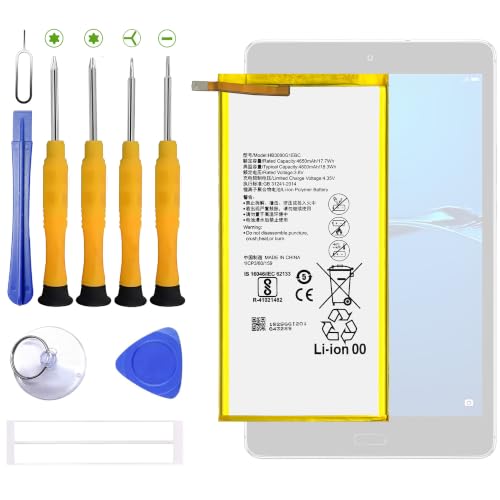 Batería de repuesto HB3080G1EBC de larga duración para MediaPad T1 y T3 10 pulgadas