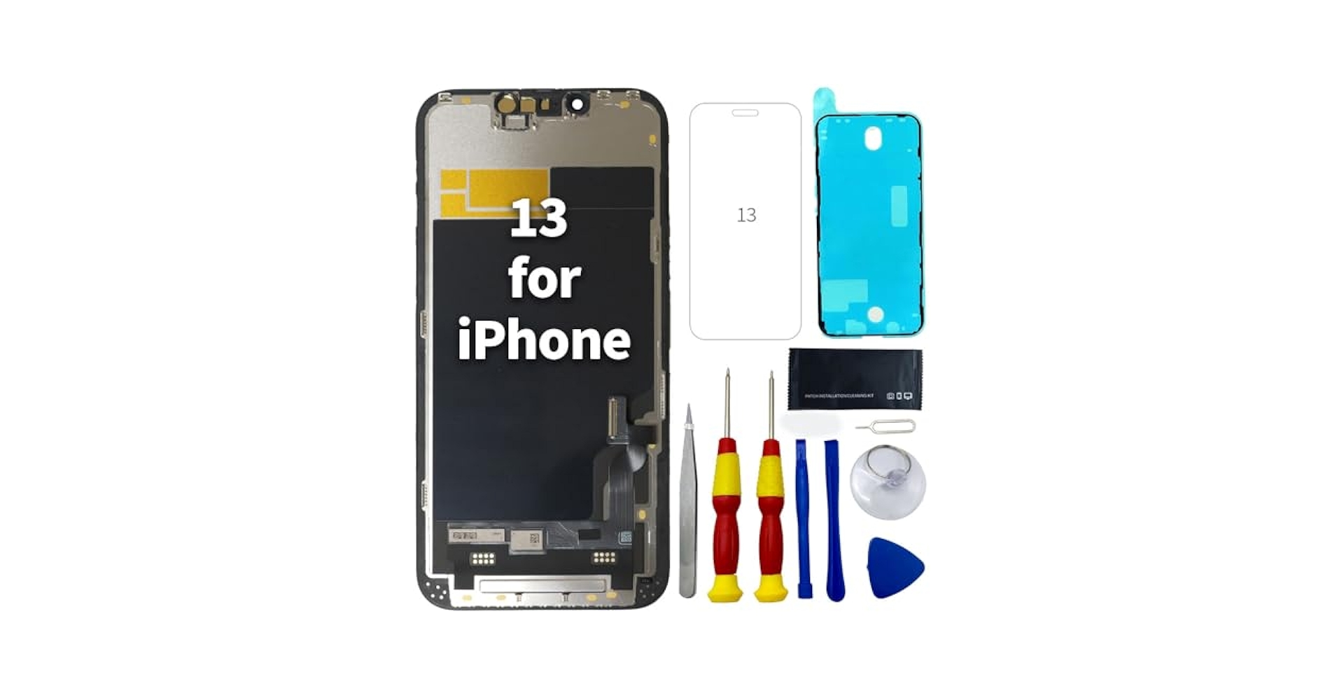 for iPhone 13 Screen Replacement 6.1 inch (A2482,A2631,A2633