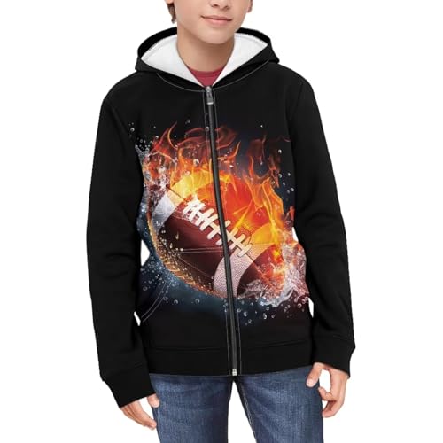 Image of Biyejit Kids Novelty 3D Graphic Printed Hooded Sweatshirt