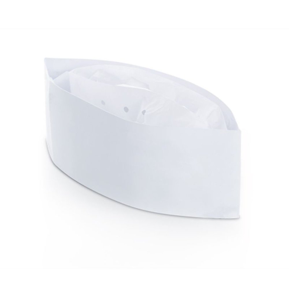 Cappelli Cuoco Monouso 100 Pezzi - Cappellini Bustine Usa e Getta per Ristorazione