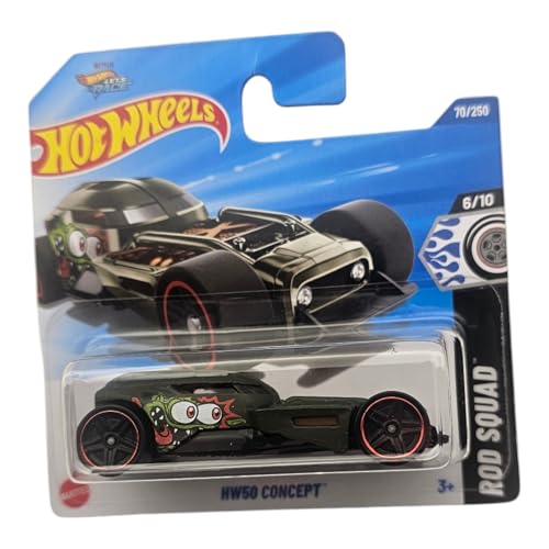 Hot Wheels HW50 Concept, Rod Squad Series, Auto Die-Cast Negro miniatura 1