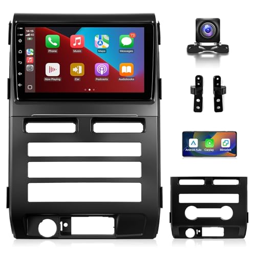 XGU 8Core Car Radio for Ford F150 2009 to 2012 XL XLT, 9inch Touchscreen Stereo, Wireless Apple CarPlay & Android Auto, Mirrorlink, 5G WiFi GPS, FM RDS, EQ DSP, Back-Up Camera, SWC, 2G+32G - image 1