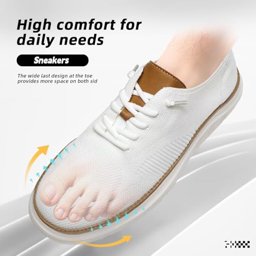 Mens Oxfords Casual Fashion Slip on Shoes Dress Business Sneakers Mesh Work Comfortable Lightweight Soft Sole3