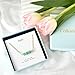 Colkiow Green Jade Necklace Valentine's Day Gifts for Women Dainty Gold Necklace Crystal Jewelry Beaded Necklaces Handmade Green Necklace As Gifts For Women/Girls