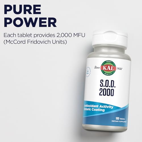 KAL S.O.D. 2000 Antioxidant Supplement