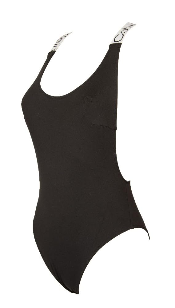 Calvin Klein Costume Donna Intero Mare o Piscina olimpionico Lacci Dietro Incrociati Spalline logate Articolo ZW0ZW02152