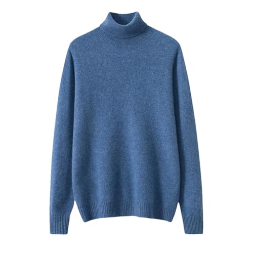 Solid Color Casual Simple Classic Stand Collar Large Size Loose Men's Cashmere Sweater