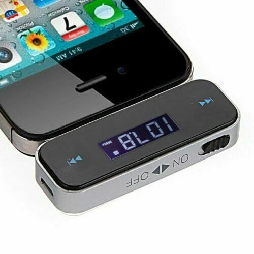 Western Gadget® Wireless FM Transmitter with 3.5mm Jack & LCD Display | Hands-Free Car Kit MP3 Music Player Adapter | Rechargeable HiFi Stereo Audio Plug for Smartphones | Full Frequency 87–108.5MHz