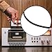 eMagTech 5pcs 60mm Cassette Tape Deck Recorder Rubber Drive Belt for Tape Players Cassette Decks CD ROM Drives