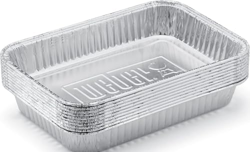 Weber 6415 - Bandejas de goteo Aluminio pequeñas (10 uds)