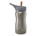 EcoVessel FROST Kid's Triple Insulated Stainless Steel Water Bottle with Flip Straw Top - Silver - 13-Ounce