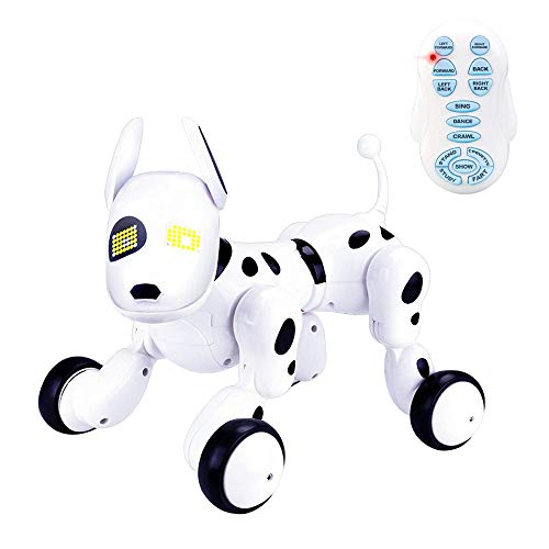 Bambiya Walking Robot Puppy for Kids -Programmable Robot Dog w/ Controller -Interactive Pet Robot Dog Walks, Barks, Plays Music, Follows Instructions and More -Dog Robot Pet for Children Age 3+ Years