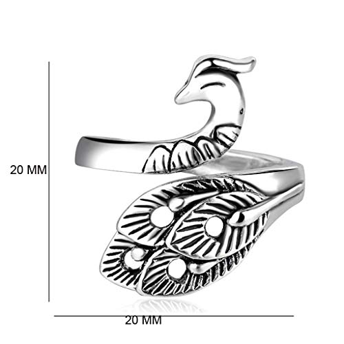 Adjustable Knitting Loop Crochet Ring,Advanced Phoenix Ring, Loop Knitting Accessories,Yarn Guide Finger Holder Knitting Thimble Knitting Loop Ring Crochet Ring (Advanced Phoenix)