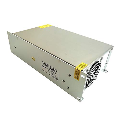 48V 20A 1000W Interruptor Fuente de alimentaci�n Pantalla de conmutaci�n Fuente de alimentaci�n de conmutaci�n 48v para luz de tira LED - Negro