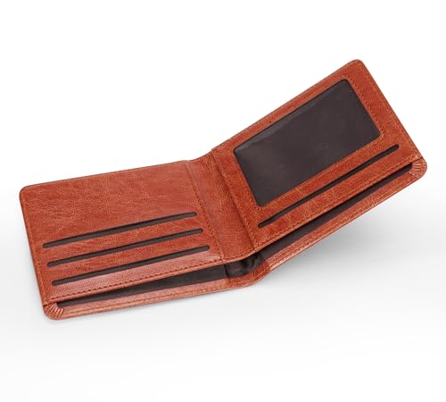 Image of Embroidered Bad Mother fker Leather Wallet bad mother f ker wallet leather(orange)