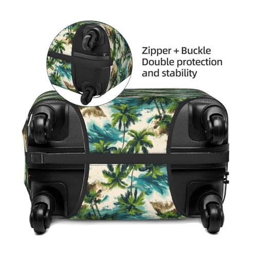 Luggage Cover - Hawaii Small Island Print Travel Suitcase Covers For Luggage, High Elasticity Suit Case Cover Protector Fits 18-32 Inch3