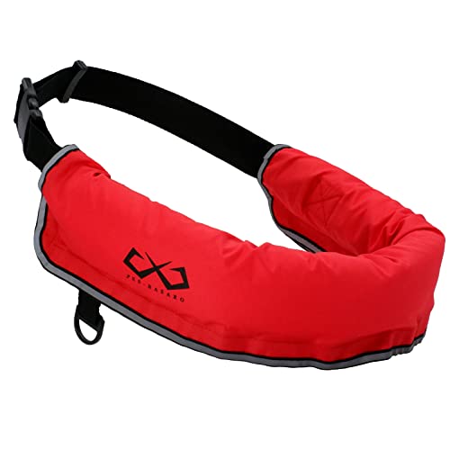 JES-BASARO ライフジャケット 自動膨張式 釣り 大人用 子供 腰巻き 腰 ベルトタイプ 日本国内メーカー B-Life-Jac-MN/AT 日本語取り扱い説明書 CO2高圧縮ボンベ付き