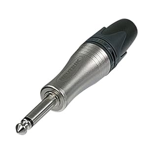 Neutrik 6.35mm mono jumbo jack plug for cables up to 10mm