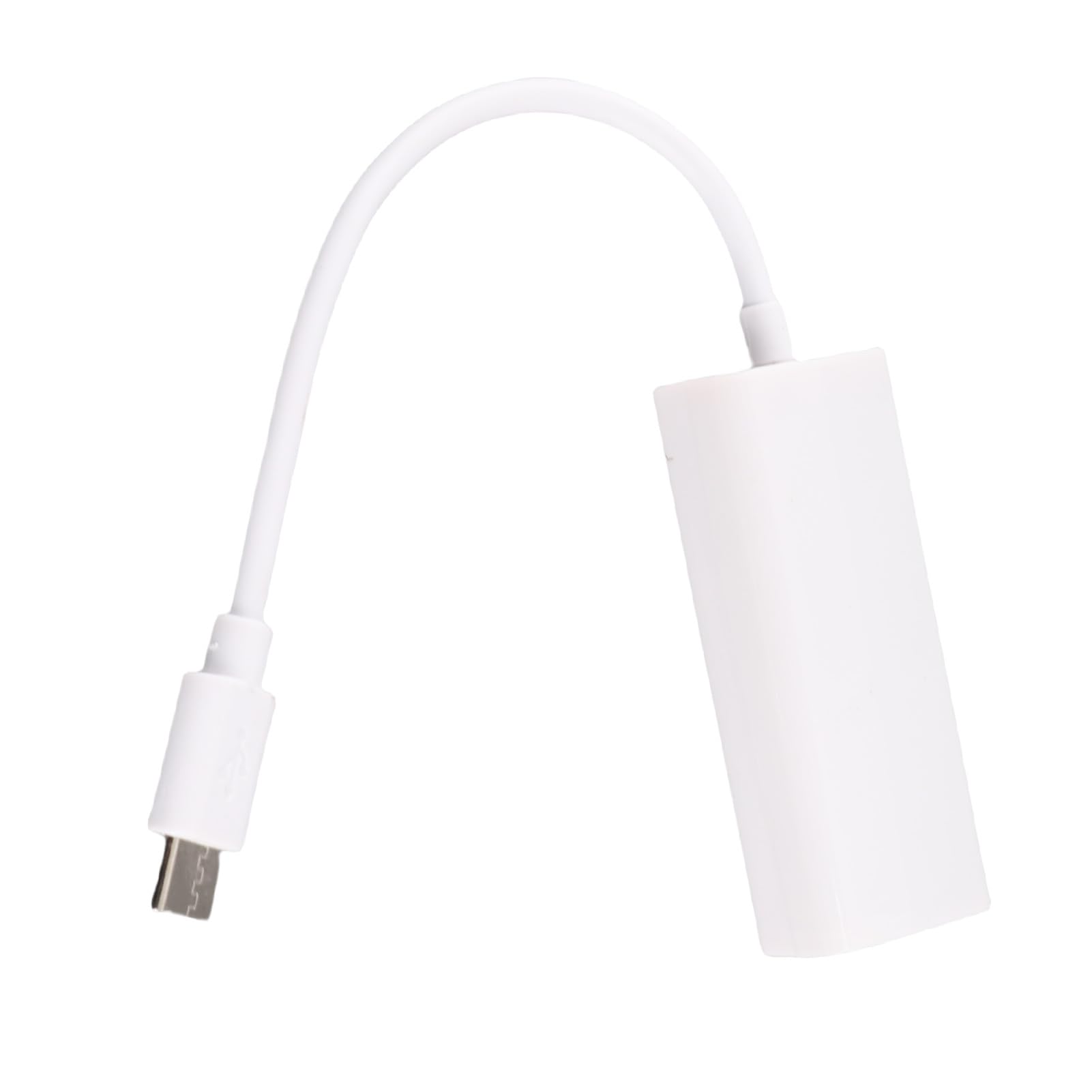 Konwerter Typu C na Rj45 Adapter Rj45 Typu C Biały Plastikowy Usb 3.1 Typ C na Rj45 100 Mb/S Ethernet Lan Adapter Sieciowy Konwerter do Laptopa Macbook Usb C