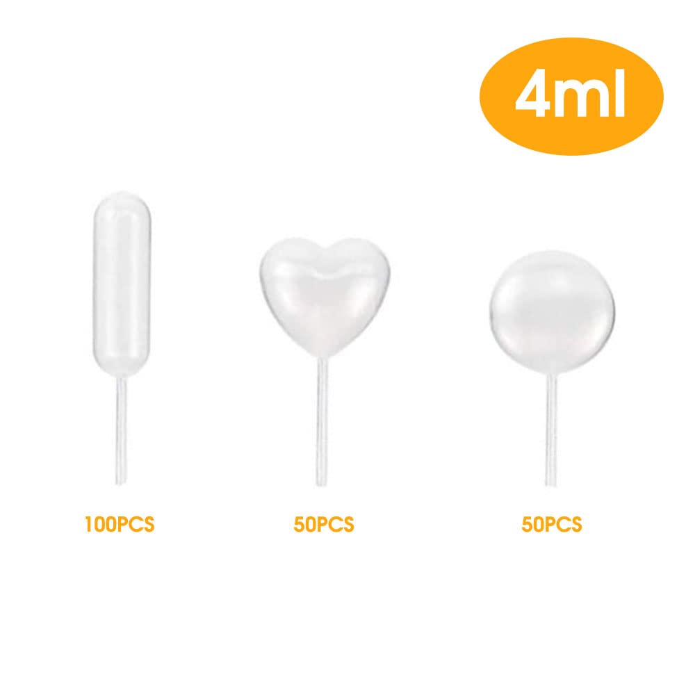 Siumir 200 Stück 4 Ml Plastik-Tropfpipetten – Lebensmittelecht, Transparent, Zum Dosieren Von Marmelade, Sirup & Öl