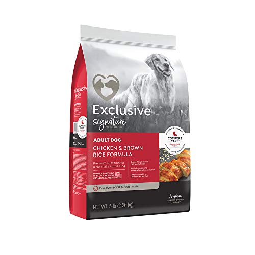 Exclusive | Signature Chicken & Brown Rice Comfort Care | Adult Dog Food (5 Pound (5 lb.) Bag)
