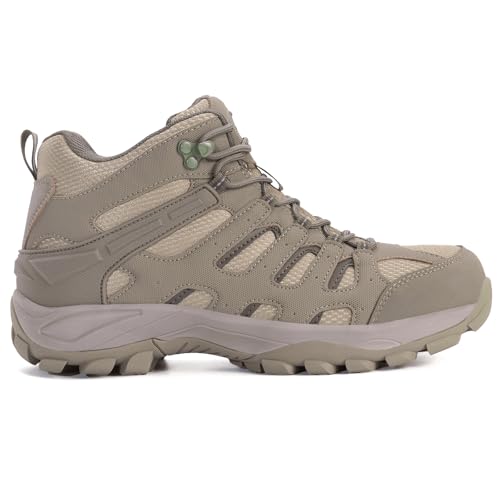 Men's Waterproof Slip Resistant Hiking Boots Outdoor Trail Trekking Camping Casual Walking Hunting Shoes mountaineering backpacking Travel Mid Ankle Lace up3