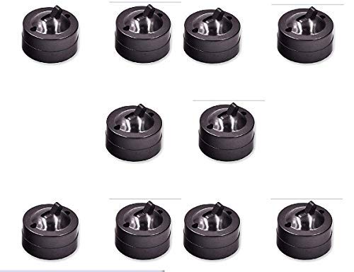 ridhi home décor-toggles switch bakelite vintage wall switch surface-type tumbler switch single control table lamp switch set -10 (6a: black)