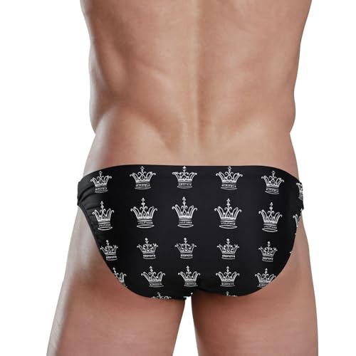 Crown Swim Briefs for Men Swimsuit Bikini Swimwear S B04047413