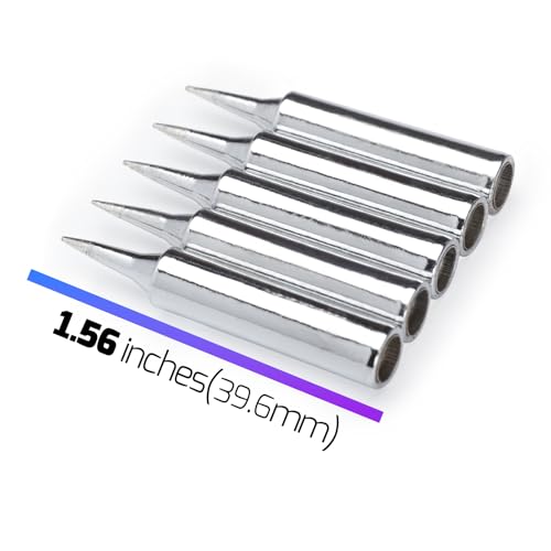 Image of WEP #1400-I Soldering Iron Tips Set (5PCS) Long-Life Type ONLY for WEP 927-IV, WEP 948-III, 948D-III, WEP 926LED V1, WEP 948DQ-III, and WEP 938BD-I Soldering Station