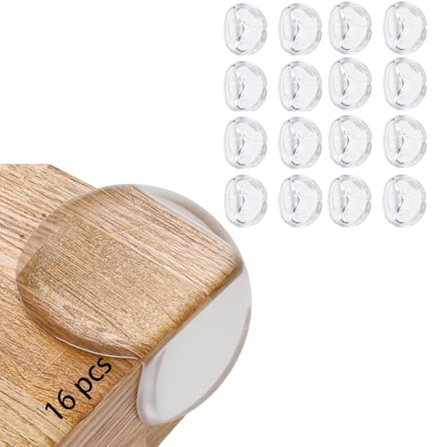 16 Stück Eckenschutz Baby Kantenschutz, klar Eckenschutz Silikon...