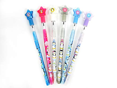 Lápices apilables TINYMILLS 24 pcs pingüinos miniatura 2
