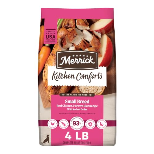 Merrick Healthy Grains Premium Dry Dog Food For Small Dogs, Wholesome and Natural Kibble, Small...