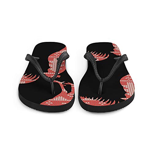 Rooster Bird Farm Animal (216) Flip-Flops4