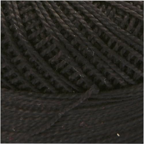 Creativ 100263 Mercerised Cotton Yarn, black, 20 g